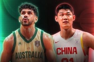 中澳数据对比：中国男篮投篮更好 澳大利亚篮板&盖帽优势明显